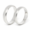 Classic Wedding Rings in White Gold