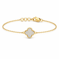 Diamond Flower Bracelet