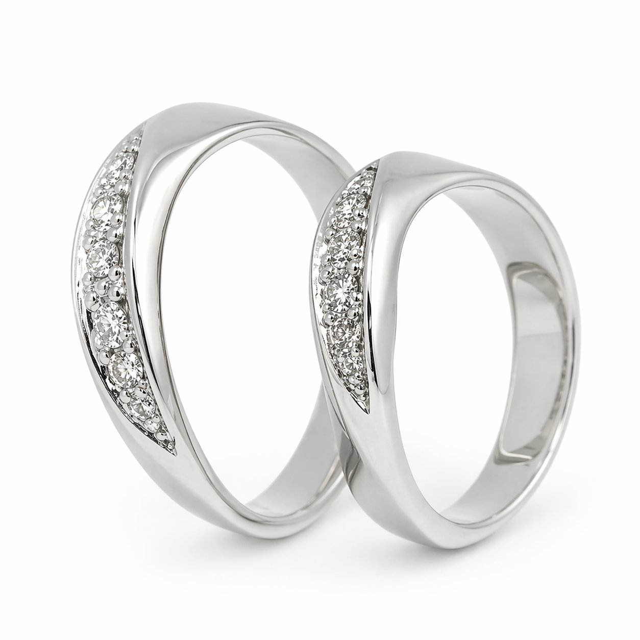 Half Eternity Diamond with a Twist