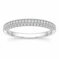 Half Eternity Pave Ladies Band