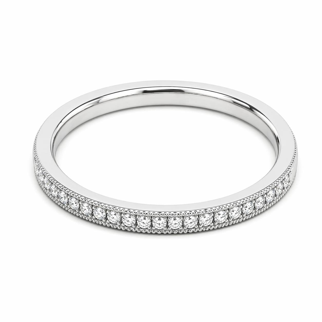Half Eternity Thin Band