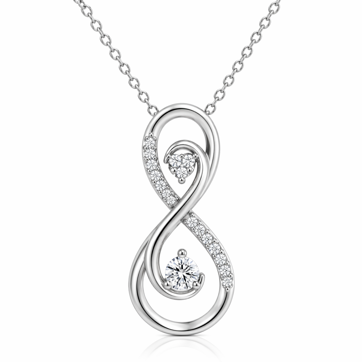 Infinity Diamond Pendant