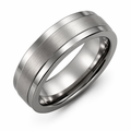Men's Ring Brushed Finish Wide