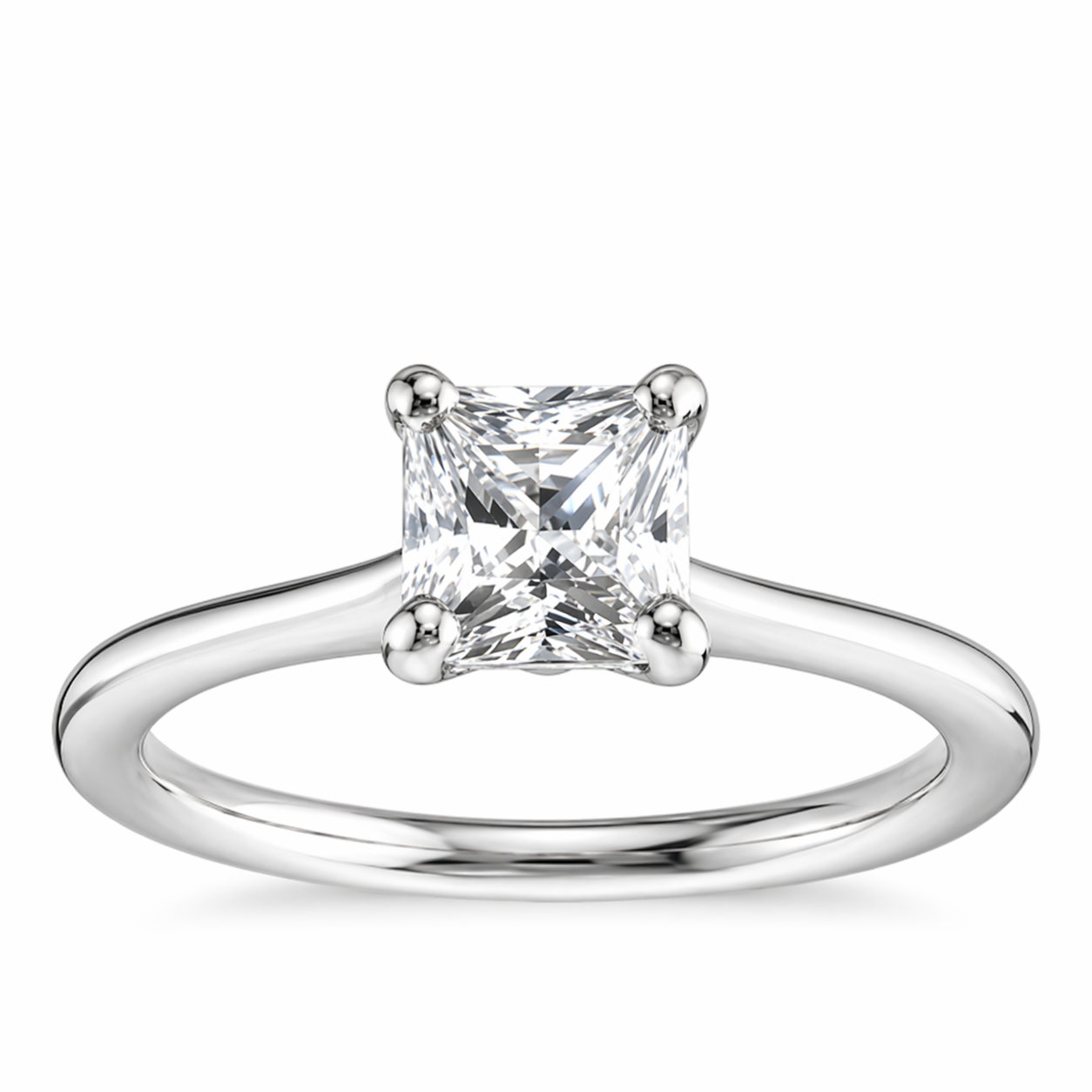 Princess Cut Solitaire