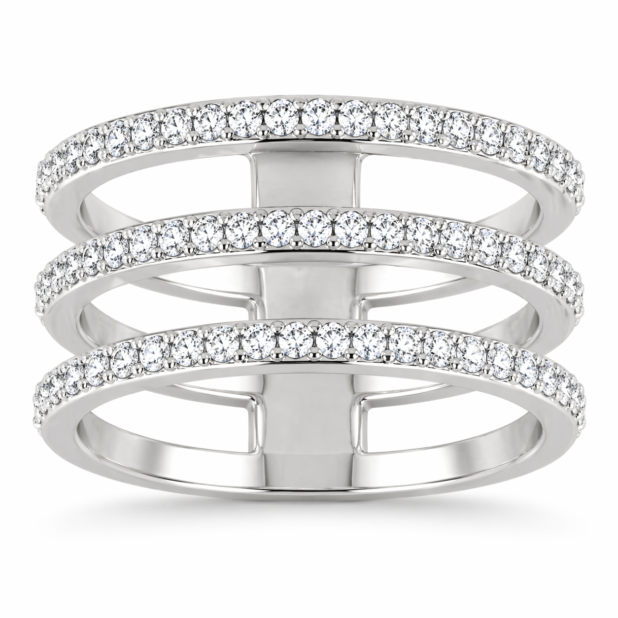 Triple Layer Half Eternity EmpoweRing