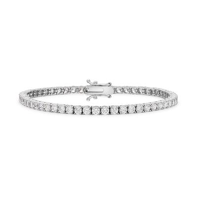 Tennis Bracelet in White Gold | Joyeria Jewellery